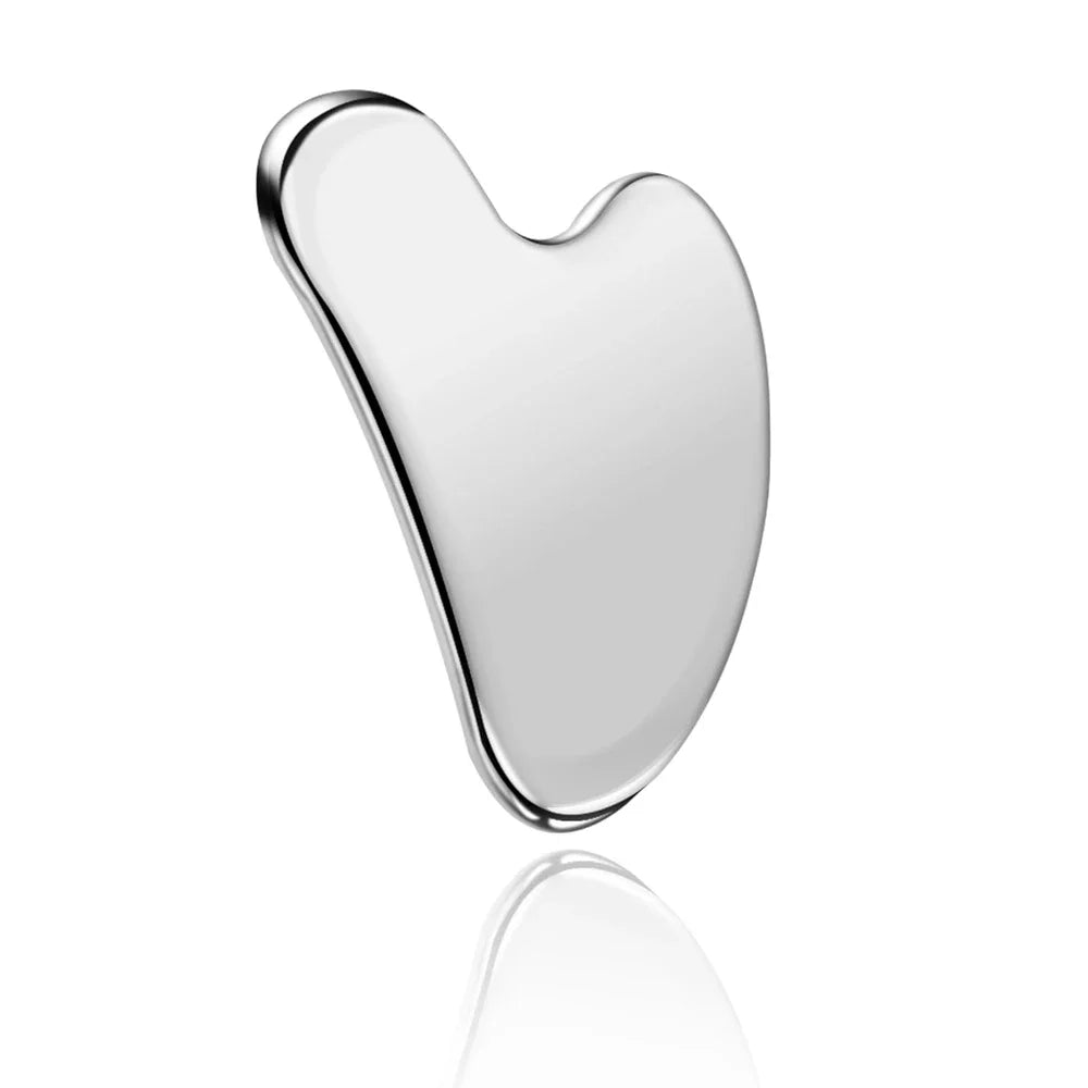 New Stainless Steel Body Facial Gua Sha Tool Facial & Neck Massage Tool for Blood Circulation Body Lymphatic Drainage Massager