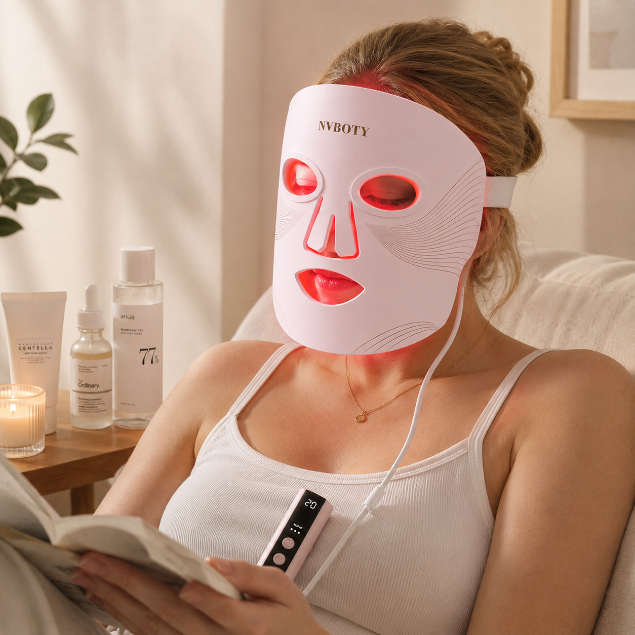 Red Light Therapy Face Mask